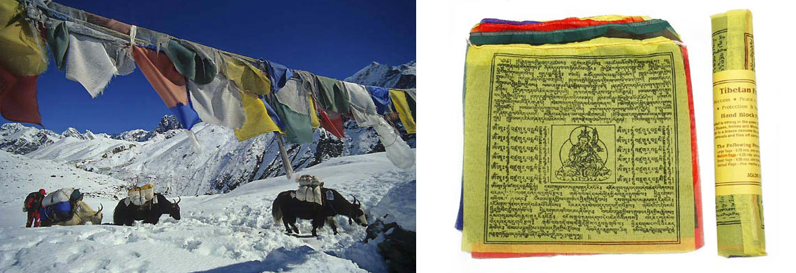 gebetsfahnen aus nepal